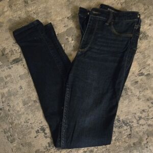 Hollister Women's Deep Indigo Skinny Jeans